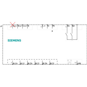 7KM PAC5100/5200 meetapparaat DIN-Rail Power Meter 7KM5412-6CA00-1EA8 van Siemens
