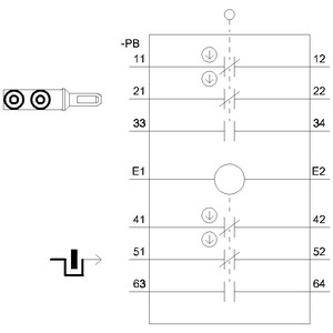 Siemens 3SE5322-0SB21 Plastic Position Switch met M20 x 1 5 draad en solenoïde slot