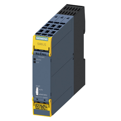 Siemens 3SK1111-2AW20 Safety Relay 3SK1 met Relay-uitgangen en veergeladen terminal