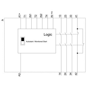 Siemens 3SK1111-2AW20 Safety Relay 3SK1 met Relay-uitgangen en veergeladen terminal