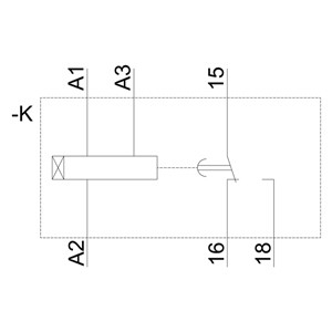 Timing Relay met ON-delay en Protect Feature 7PV1512-1AP30 1 Change-Over Relay