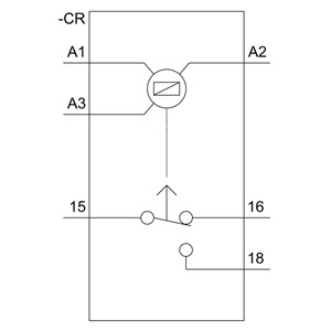 Timing Relay met ON-delay en Protect Feature 7PV1512-1AP30 1 Change-Over Relay