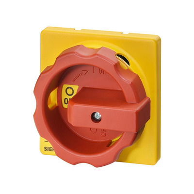 Voorste montage 3LD9284-3B Roterende werkingsmechanisme met rode/gele selector