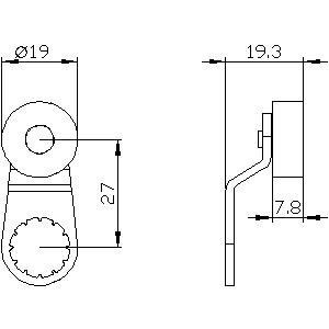 Twentlever roestvrij staal rol actuator 3SE5000-0AA02 voor industriële toepassingen