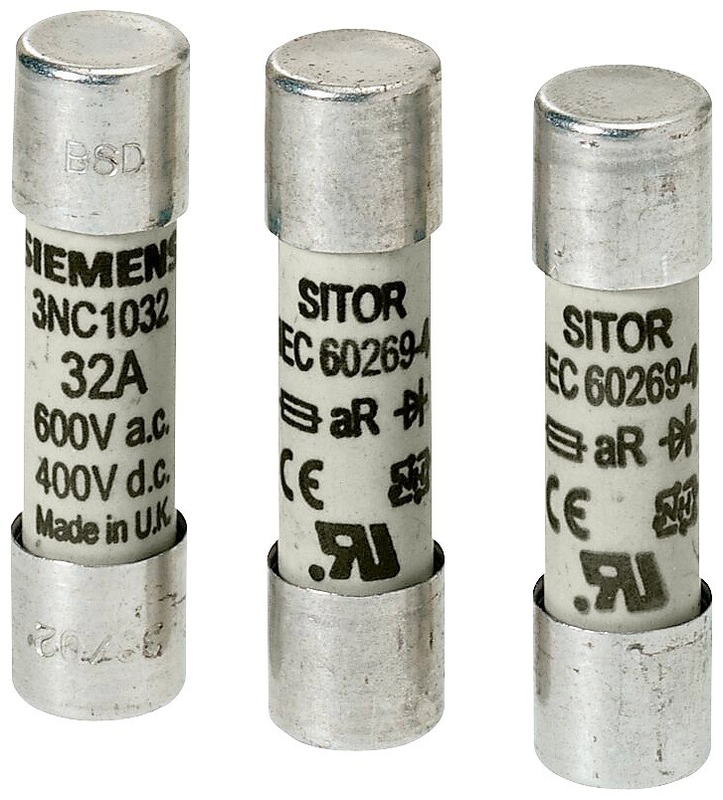 3NC1008 15A 600VAC/700VDC aR 10X38mm SITOR Cylindrische veiligheidsverbinding voor energiebescherming
