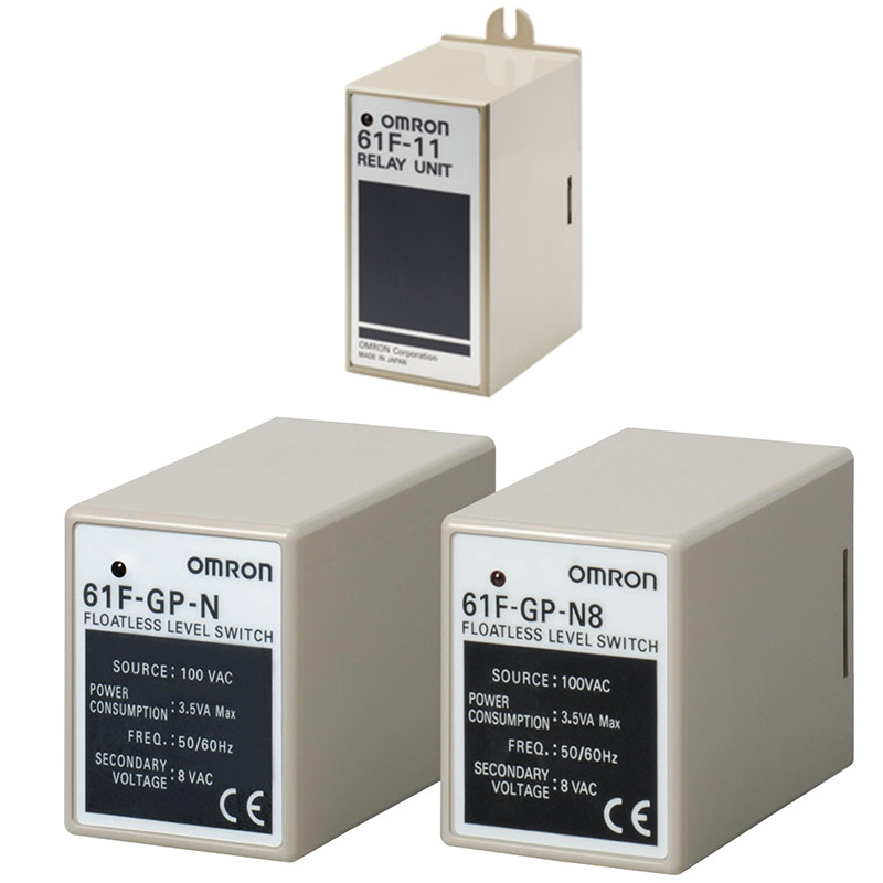 Omron 61F-GP-N8 220VAC Control Relay voor industriële automatisering met eenvoudige installatie