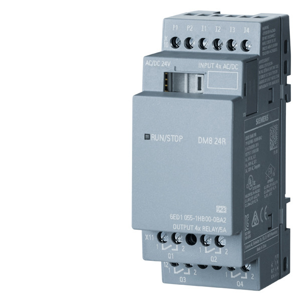 Verbeter de efficiëntie met LOGO 8 DM8 230R Expansionsmodule 4 DI/4 DO 6ED1055-1FB00-0BA2