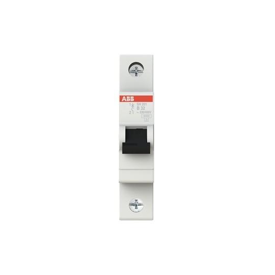 32 Een miniatuurcircuitbreaker MCB SH201-B32 Nominale frequentie 50Hz 1P B 220V 220V