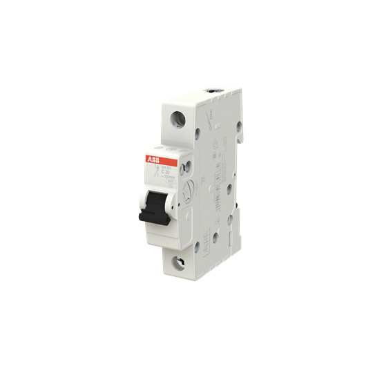 1P C 20 A MCB SH201-C20 Miniatuurcircuitbreaker BCD Curve C 1P Breekcapaciteit 1P
