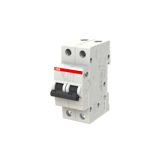 Hoge breekcapaciteit MCB SH202-C25 Miniatuurcircuitbreaker 2P C 25 A met C-curve