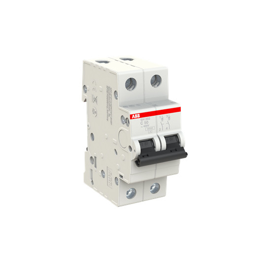 50A nominale stroom MCB SH202-C50 Miniatuurcircuitbreaker 2P Nominale frequentie Hz 50