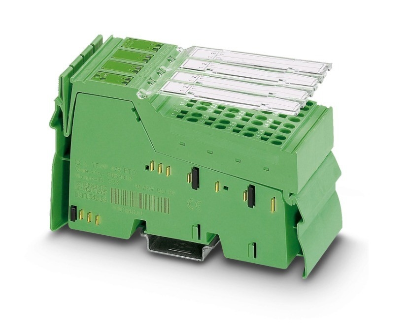 Optimale prestaties IB IL TEMP 4/8 RTD/EF-PAC met veiligheidsstop- en koppelrelais