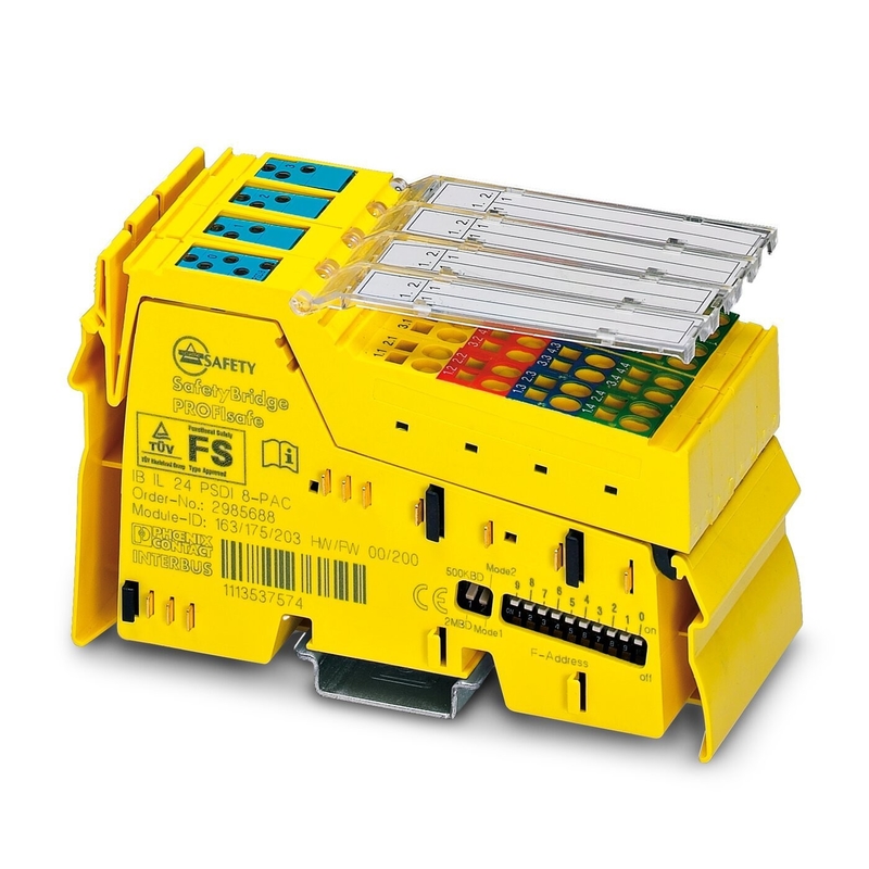 IB IL 24 PSDI 8-PAC 2985688 Phoenix Contact Security Module met IP20 beschermingsniveau