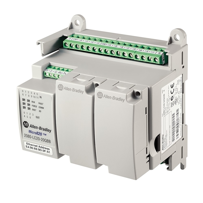 2080-LC20-20QBBK Communicatie-interface Andere Micro820 20 I/O ENet/IP Controller CC