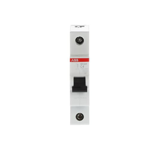 1P MCB SH201-C4 Miniatuurcircuitbreaker Nummer van paal 1 220V Nominale spanning 220