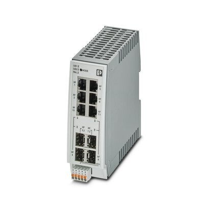 FL SWITCH 2204-2TC-2SFX Industrial Ethernet Switch met kleine afmetingen door Phoenix Contact