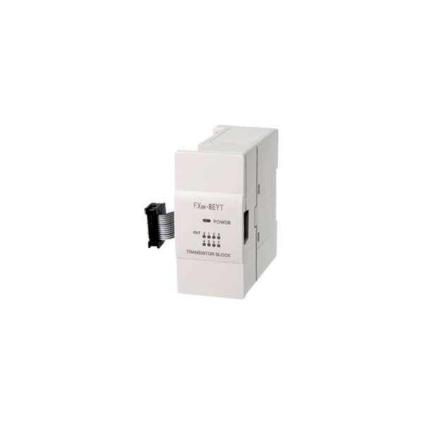 Mitsubishi FX2N-8EYT PLC FX2N Uitbreidingseenheid 8 transistor uitgangen gootsteen voor automatisering
