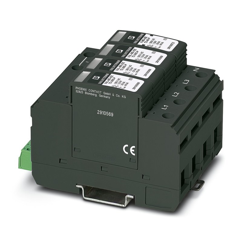 240/415 V AC 4 Pole Surge Protector voor VAL-MS-EE-T2-4 0-385-UD-FM Phoenix Contact