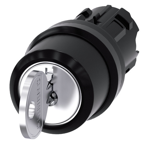 3SU1000-4BL11-0AA0 SIRIUS ACT Sleutelschakelaar Plastic RONIS 3 Posities 2x45 voor machines