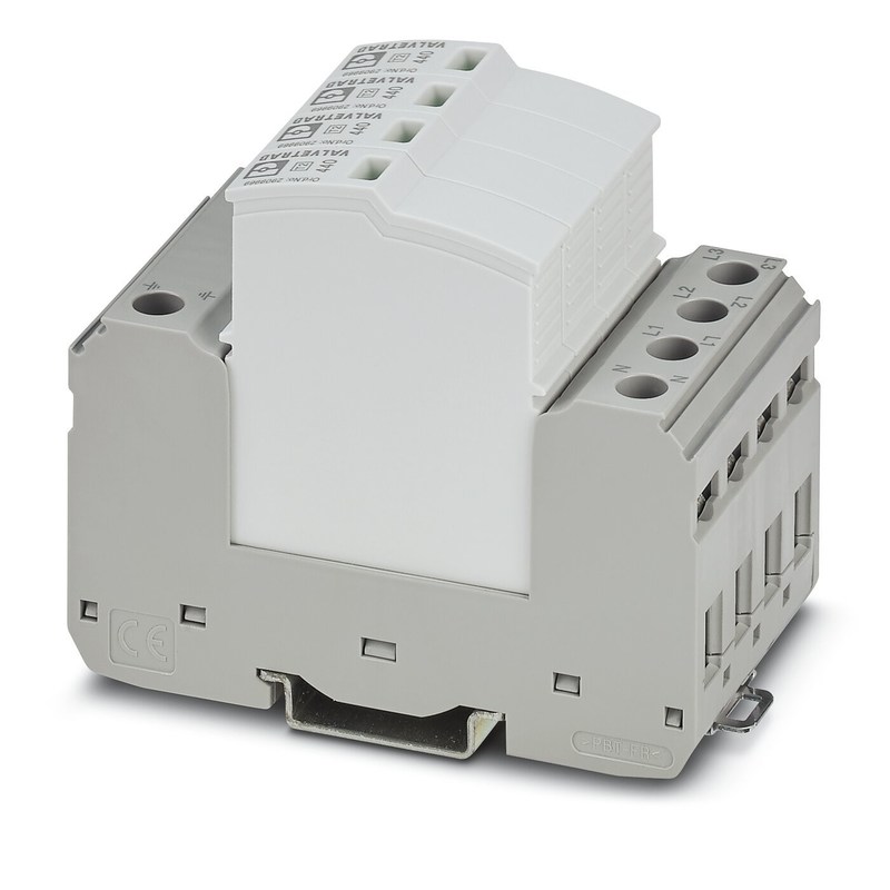 VAL-SEC-T2-4 0-440-FM Type 2 Overspanningsbeschermer 125V DC 200mA DC 3-pool voor de klant