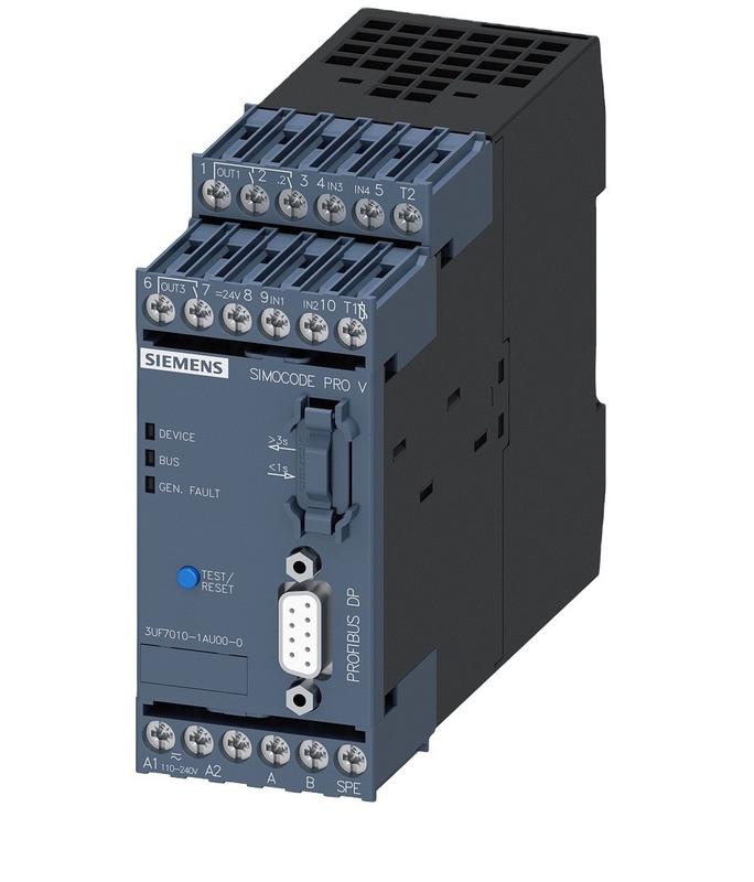 SIMOCODE pro V PROFIBUS-DP-poort 12 MBit/s RS485 4E/3A 3UF7010-1AU00-0