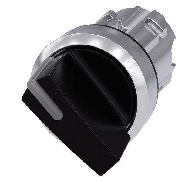 3SU1052-2BF10-0AA0 Metalen glanzend kort handvat 2 posities onderhouden zwarte SIRIUS ACT Selector Switch