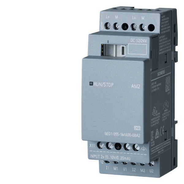 PLC LOGO 8 AM2 Uitbreidingsmodule 6ED1055-1MA00-0BA2 voor Modbus Communicatie Interface