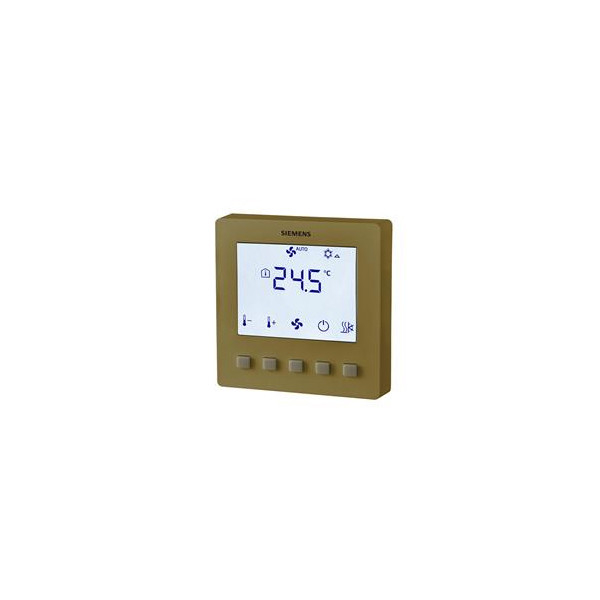 RDF510 gouden kleur kamertemperatuurcontroller voor automatiseringscontrolesysteem in gebouwen