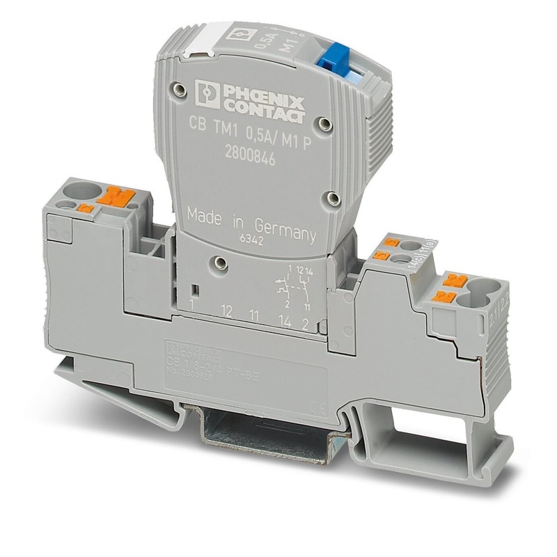 2800846 CB TM1 0.5A M1 P Thermisch-magnetisch apparaat Schakelknoppen 50V gelijkstroom 5 polen