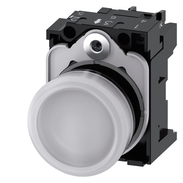 Volledige eenheid Pilot Light SIRIUS ACT 3SU1102-6AA60-1AA0 met Plastic Smooth Lens Flush