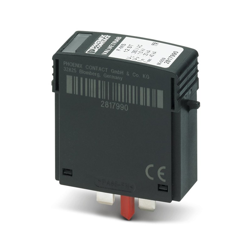 Effectieve 2817990 F-MS 12 ST Type 2 overspanningsbeschermer voor toepassingen op twee polen