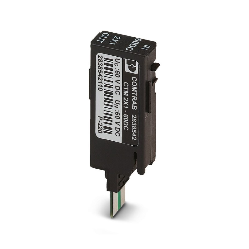 Geavanceerde technologie 2838542 CTM 2X1- 60DC Spanningsbeschermingsplug met 1 pool en 60 V DC