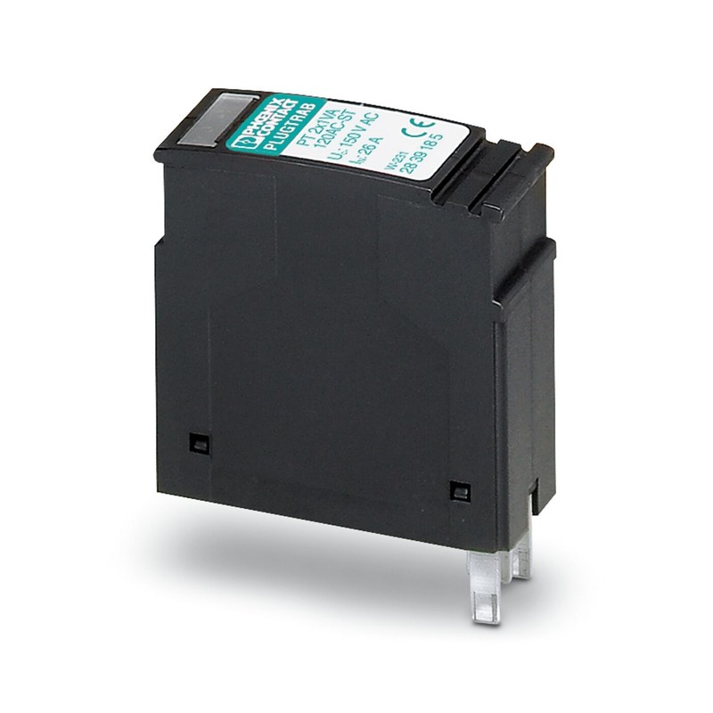 2839185 PT 2X1VA-120AC-ST Spanningsbeschermingsplug voor 120V wisselstroomkringen