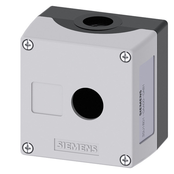 PLC 3SU1801-0AA00-0AB1 22 mm ronde plastic behuizing voor 1 commando-apparaat van het besturingspunt