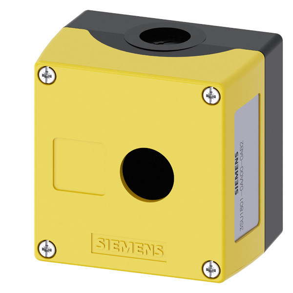 PLC 3SU1801-0AA00-0AB2 22 mm Ronde bovendeel Gele behuizing voor commandoapparaten 22 mm