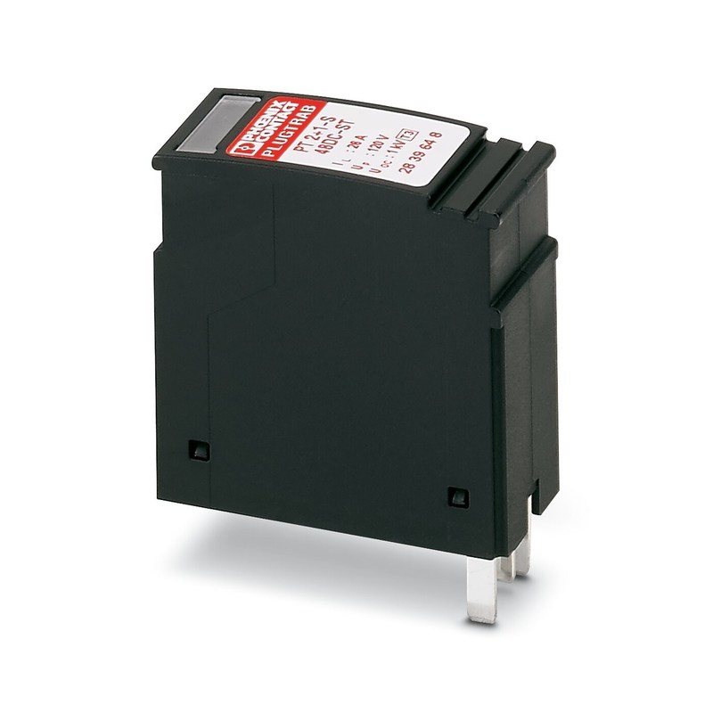2839648 PT 2 1-S-48DC-ST Type 3 Overspanningsbeschermer-Spuit Nominale spanning 48 V AC 2 pool