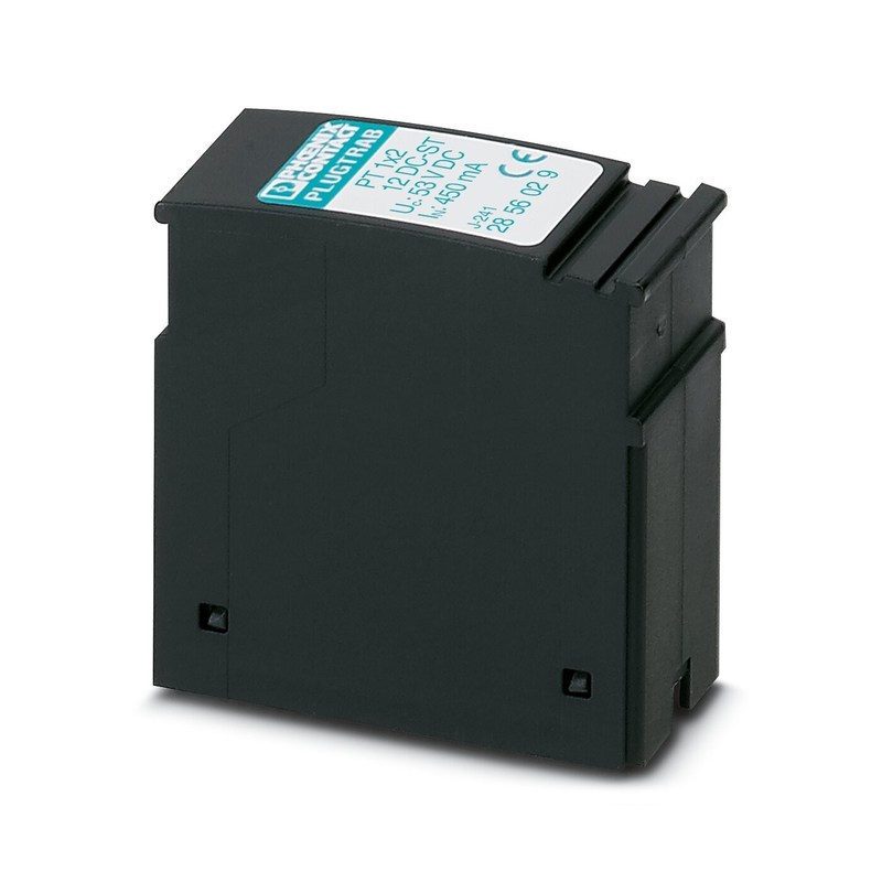 1 pool 2856029 PT 1X2-12DC-ST Spanningsbeschermingsplug voor 12 V gelijkstroom