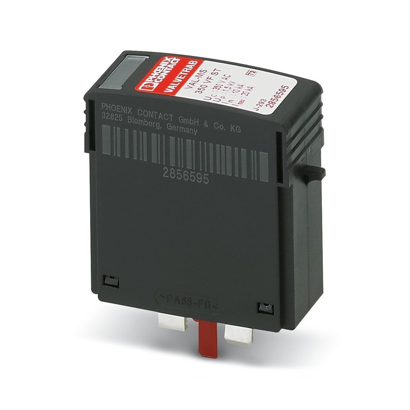 350 V wisselstroom nominale spanning 2856595 VAL-MS 350 VF ST Type 2 overspanningsbeschermer met 2 polen