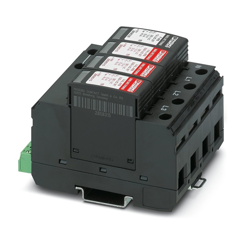 VAL-MS 320/3 1/FM-UD Type 2-overspanningsbeschermer met 4 polen en 320 V wisselspanning