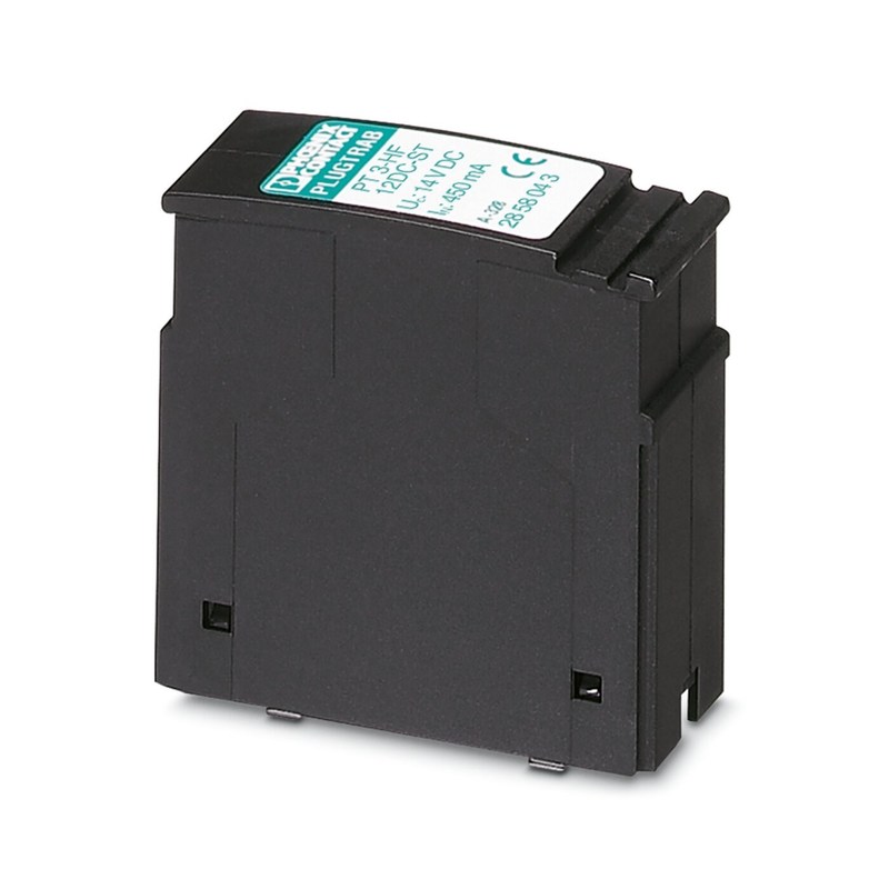 PT 3-HF-12DC-ST Overspanningsbeschermer Plug 12 V DC Nominale Spanning 2 Pol Bliksembescherming