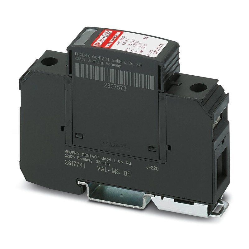 Effectieve overspanningsbescherming met 2868020 VAL-MS 60 Phoenix Contact Type 2 Overspanningsbeschermer