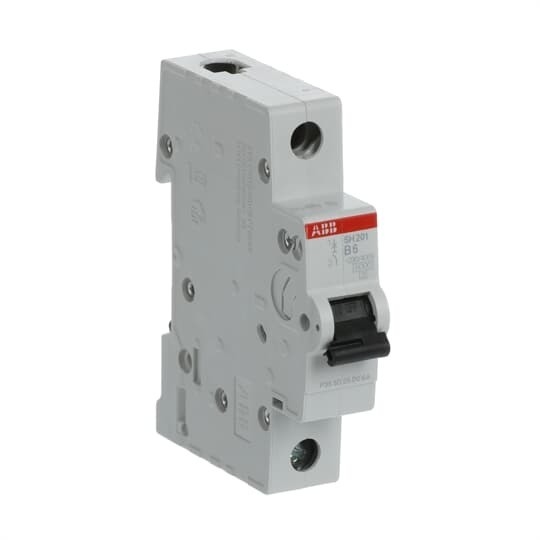1P SH201-B6 Miniatuurcircuitbreaker B 6 A voor elektrisch distributiesysteem
