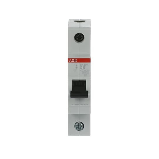 MCB SH201-C16 Miniatuurcircuitbreaker 1P C Standaardstroom 16A Standaardspanning 220V