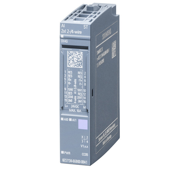 ET 200SP Analog Input Module Siemens 6ES7134-6GB00-0BA voor optimale prestaties