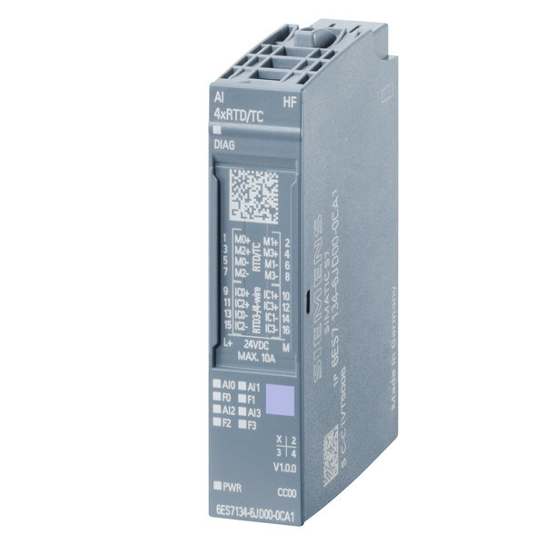 PLC 6ES7134-6JD00-0CA1 ET 200SP AI 4xRTD-TC analoge invoermodule met hoge functie