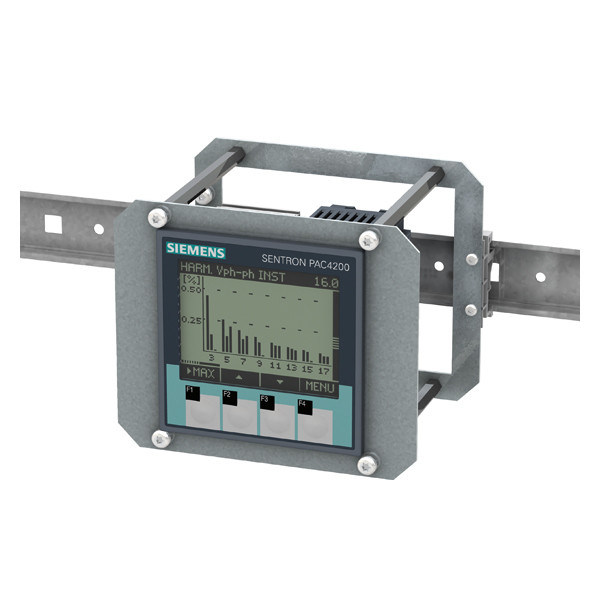 SENTRON PAC4200, spoormontage-vermogenbewakingsinrichting met LCD-standaardenergiebereik