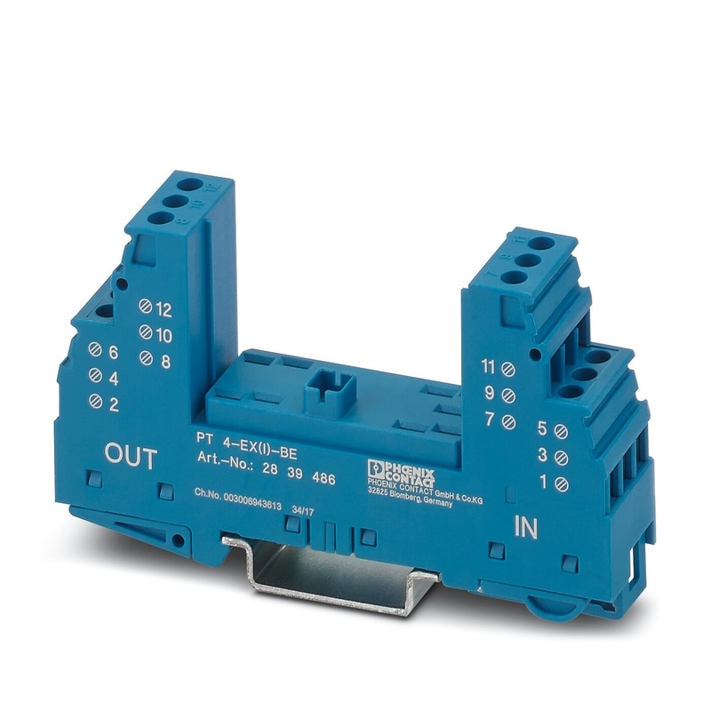 1 pool PT 4-EX I -BE Phoenix contactoverstromingsbeschermingsbasis voor elektrische systemen