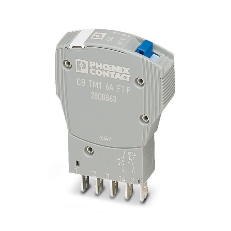 Phoenix Contact TM1 6A F1 P Thermal Magnetic Device Circuit Breaker 50V DC 5 polen