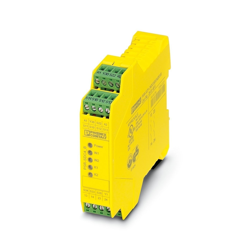 2981486 PSR-SCP-24DC/SDC4/2X1/B Phoenix Contact Safety Relays met spanningsrelaytheorie