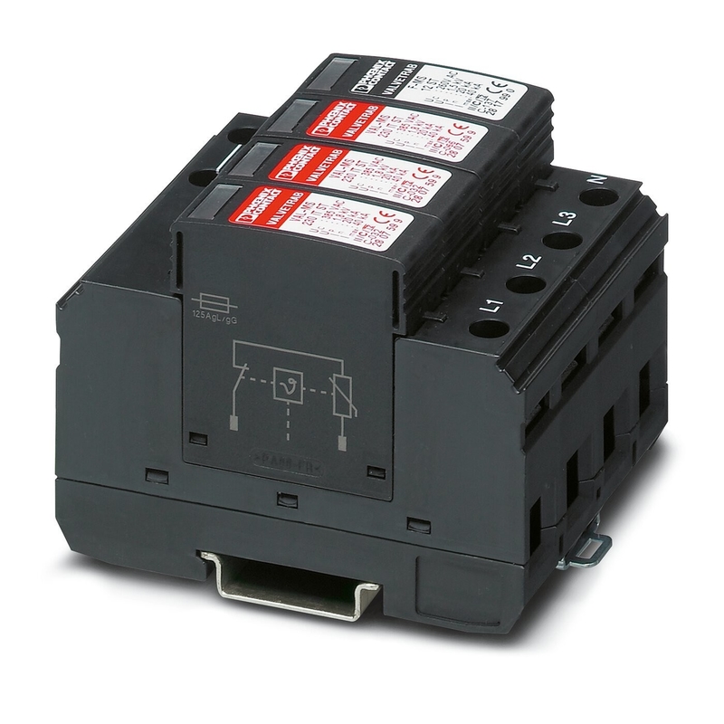230V AC 4-pool overspanning beschermer voor VAL-MS 230IT/3 1-FM Industrial door Phoenix Contact